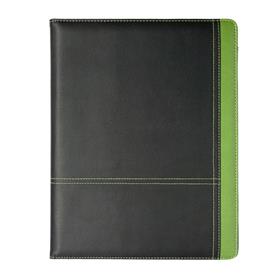 93-8225 synthetic leather padfolio Green